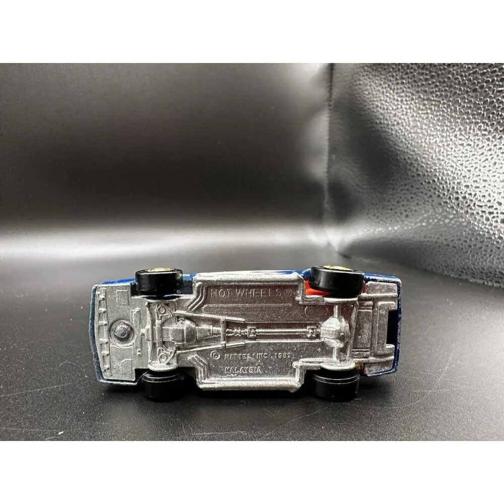 Hot Wheels Blown Camaro Z28 1987 Glow in Dark Tampo Turbotrax Vtg Turbo Glo RARE
